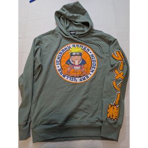 Naruto Ichiraku Ramen Hoodie Anime Graphic Sweatshirt Mens M Viz Media